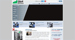 Desktop Screenshot of elliottmachinery.com
